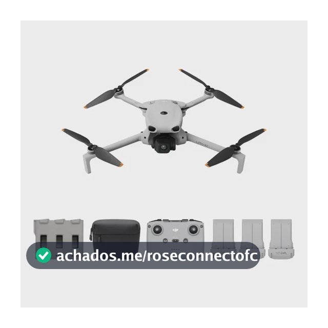 DJI Lito X1 Fly More Combo com DJI RC-N3, Drone com Câmera 4K para Iniciantes, Detecção de Obstáculos, ActiveTrack, Sensor de 1/1,3 Polegadas, Leve para Adultos, Transmissão de Vídeo de 15 km - DJI082