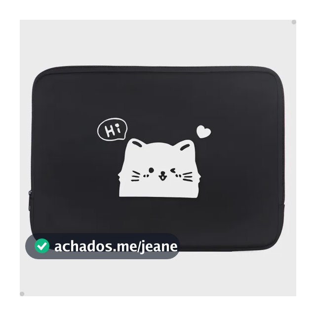 Capa Notebook 15.6 14.1 13.3 Dell Lenovo Acer Pronta Entrega Preto 15.6
