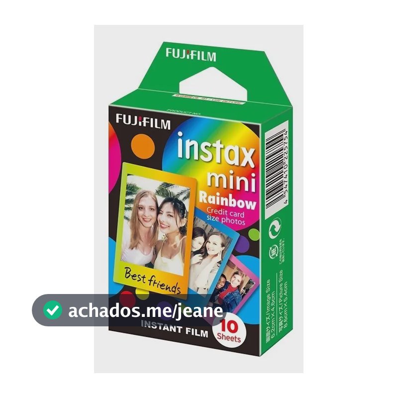 Filme instantâneo Fujifilm Instax Mini Rainbow