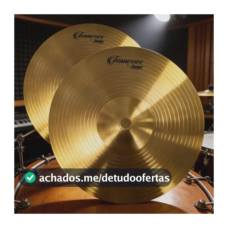 Prato De Bateria Splash 8'' Tennessee Rookie Liverpool Alloy Dourado