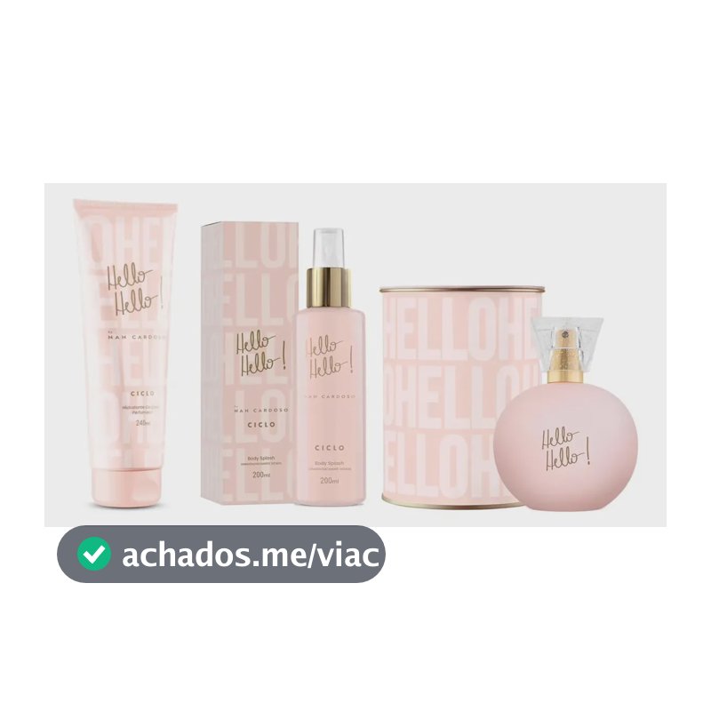 Kit Ciclo Hello Hello! Nah Cardoso 3 Itens