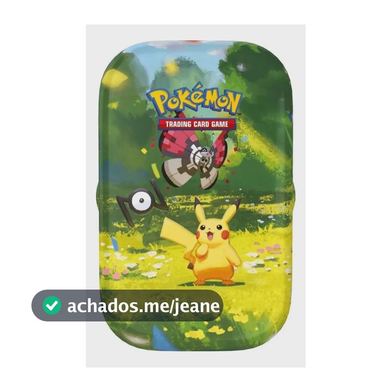 Pokémon Tcg Mini Lata Tin 30 Anos Pikachu Dia Inglês
