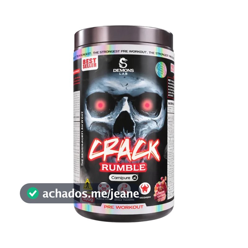 Suplemento em pó Demons Lab Psychotic Pré Treino Crack Popping Candy 300g x 300g