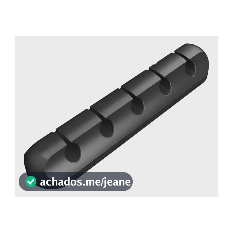 Organizador Suporte De Cabos Silicone Flexível 7/5 Espaços Cor 5