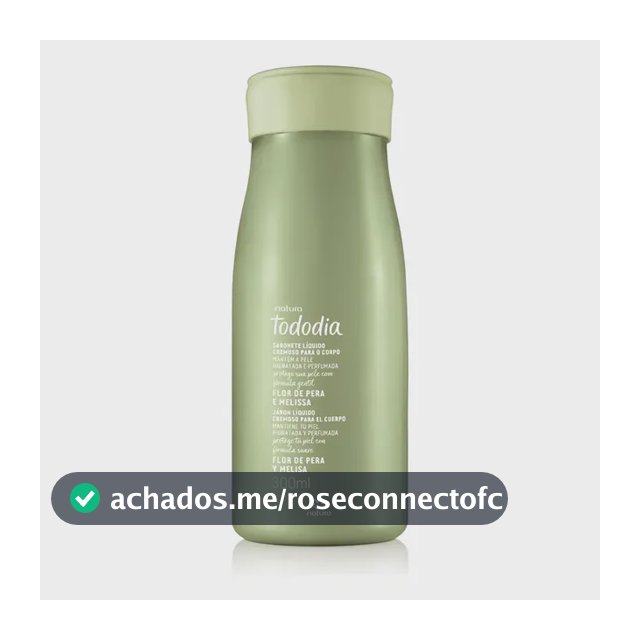 Sabonete Líquido Cremoso Natura Tododia Flor De Pera E Melissa 300ml