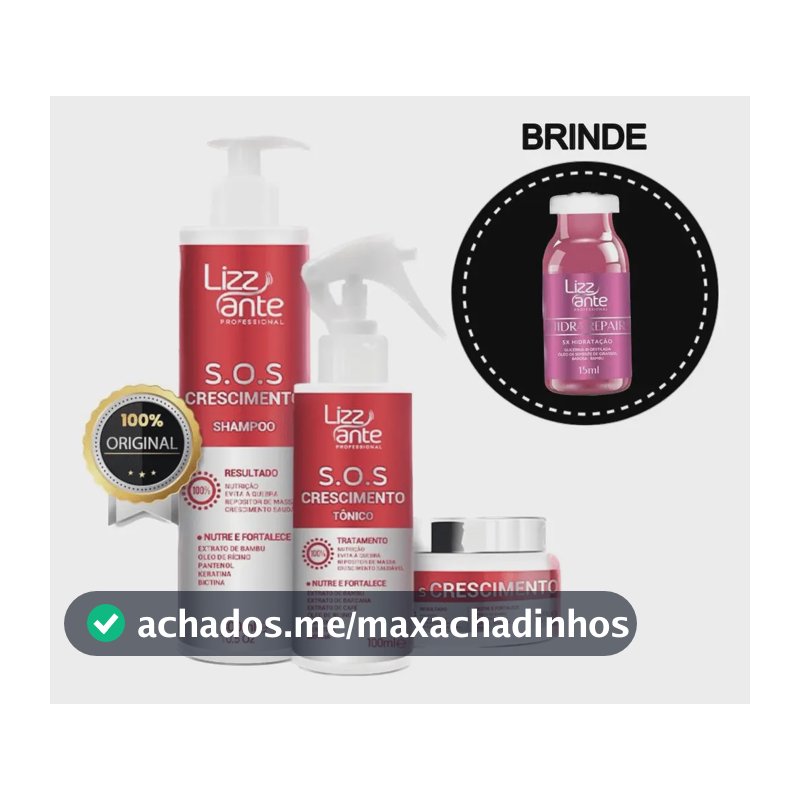 Sos Crescimento Capilar Antiqueda Falhas Promocao Carnaval