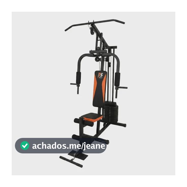 Estação de Musculação ITS Fitness para Treino Residencial Completo 45kg