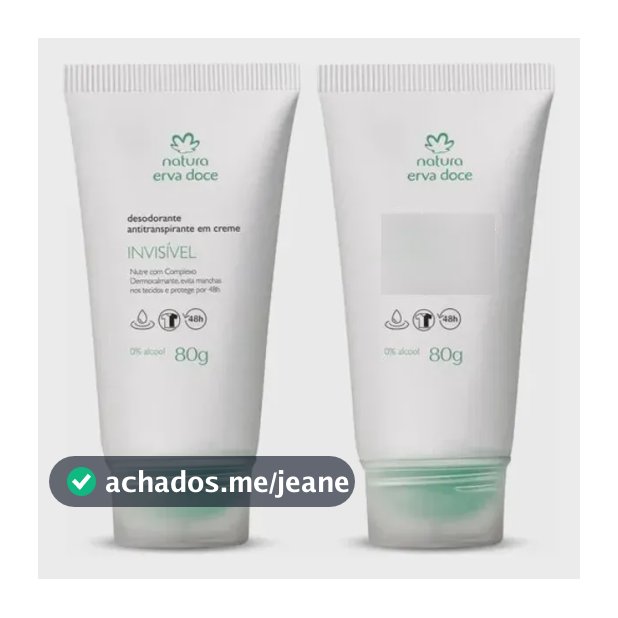 Kit Desodorante Em Creme Natura Erva Doce (2 Unidades) Erva Doce
