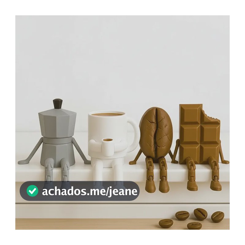Decoração Cantinho Do Café - Turma Do Café - Kit Articulado Turma Do Café - Turma Toda