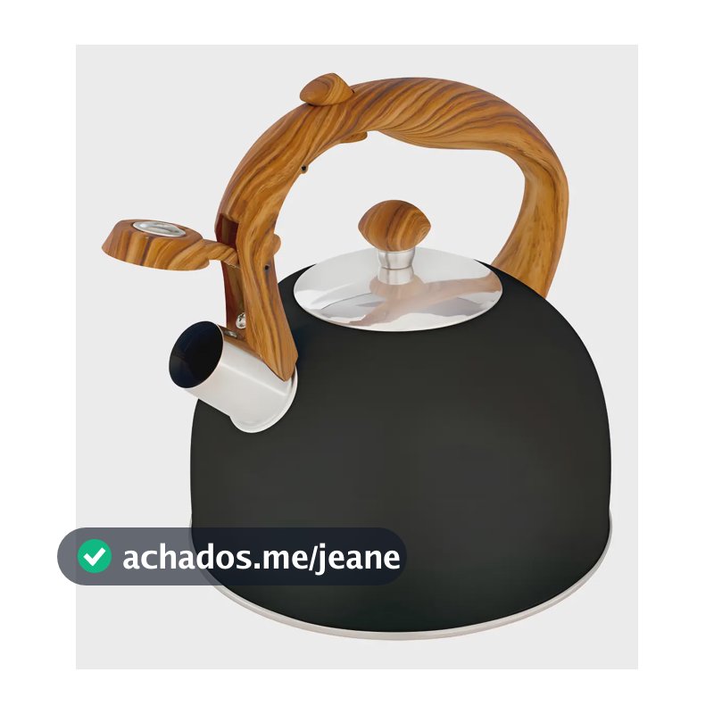 Chaleira Mor 2,5L Wood Preto 7715