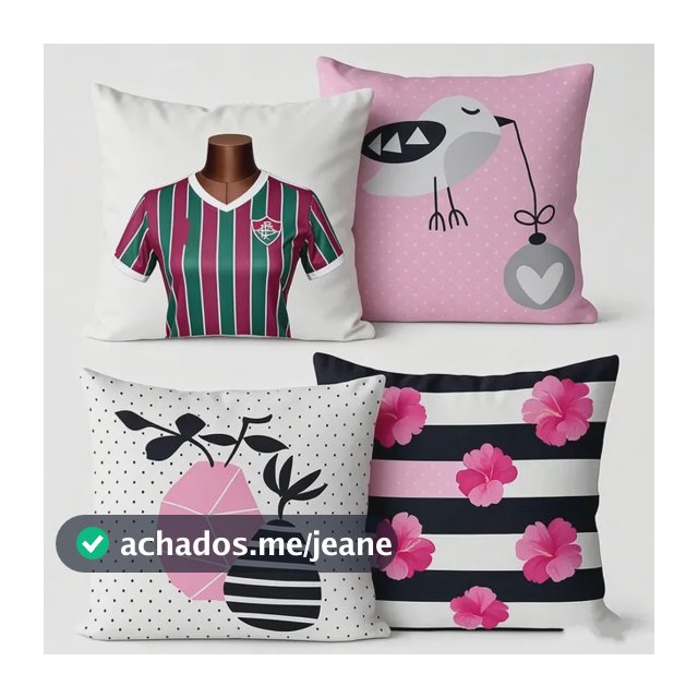 4 Capas De Almofada Passaros Tecido Oxford 45x45 Com Ziper-1
