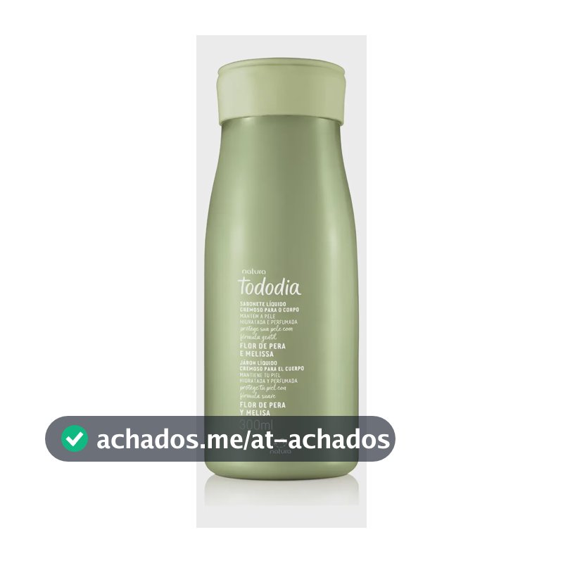 Sabonete Líquido Cremoso Natura Tododia Flor De Pera E Melissa 300ml