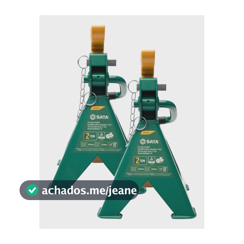 Cavalete Para Veículo Sata 2 Toneladas - Embalagem Com 2 Uni