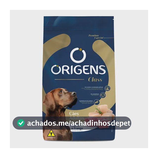 Origens Class Ração Cão Méd/gran Carne E Frango 10kg