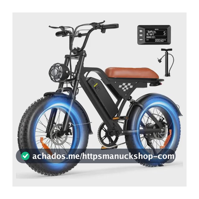 Bicicleta Elétrica Xroymexroy EB5 750W para Adultos, Aro 20, com Bateria 10.4Ah