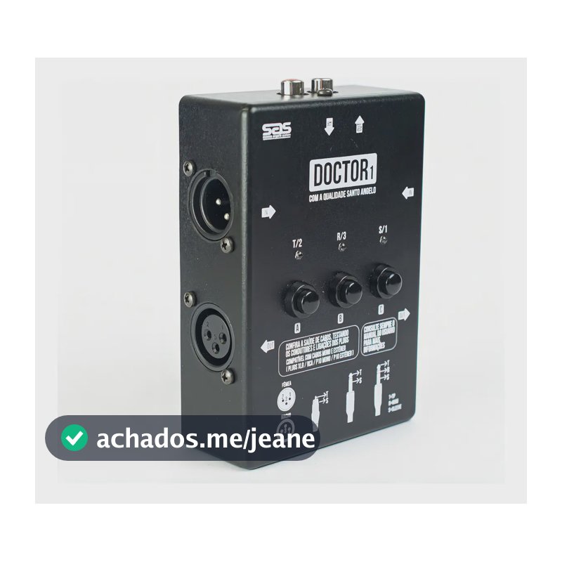 Testador De Cabos Santo Angelo Xlr P10 Rca Doctor 1