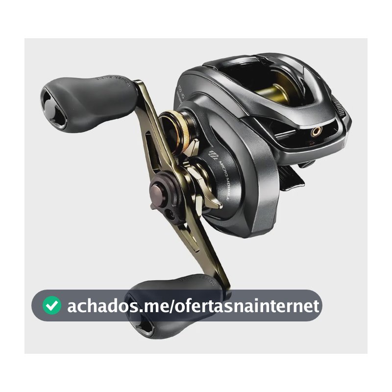 Carretilha De Pesca Shimano Curado Dc 151 Hg Lado Esquerdo Preto Esquerdo