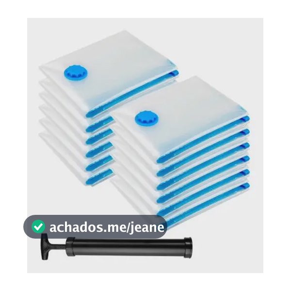 Kit 6 Sacos À Vácuo 60x80 Organizador Toalhas Roupas + Bomba