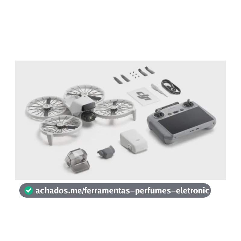 Drone Dji Flip Rc 2 Gl - (com Tela) Cinza