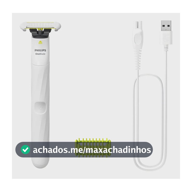 Aparador E Raspador Oneblade Intimate Qp1924/10 Philips Branco 127/220v