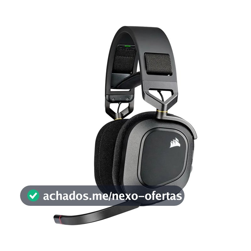 Diadema Corsair Hs80 Rgb sem fio