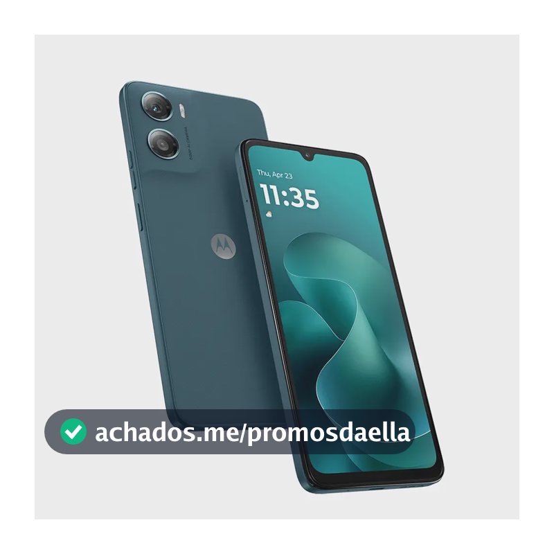 1037960516 Motorola Moto G06 Dual Sim 128 gb/4 gb de RAM até 12 gb, azul 5200 mAh, Gorilla Glass 3, Ip64