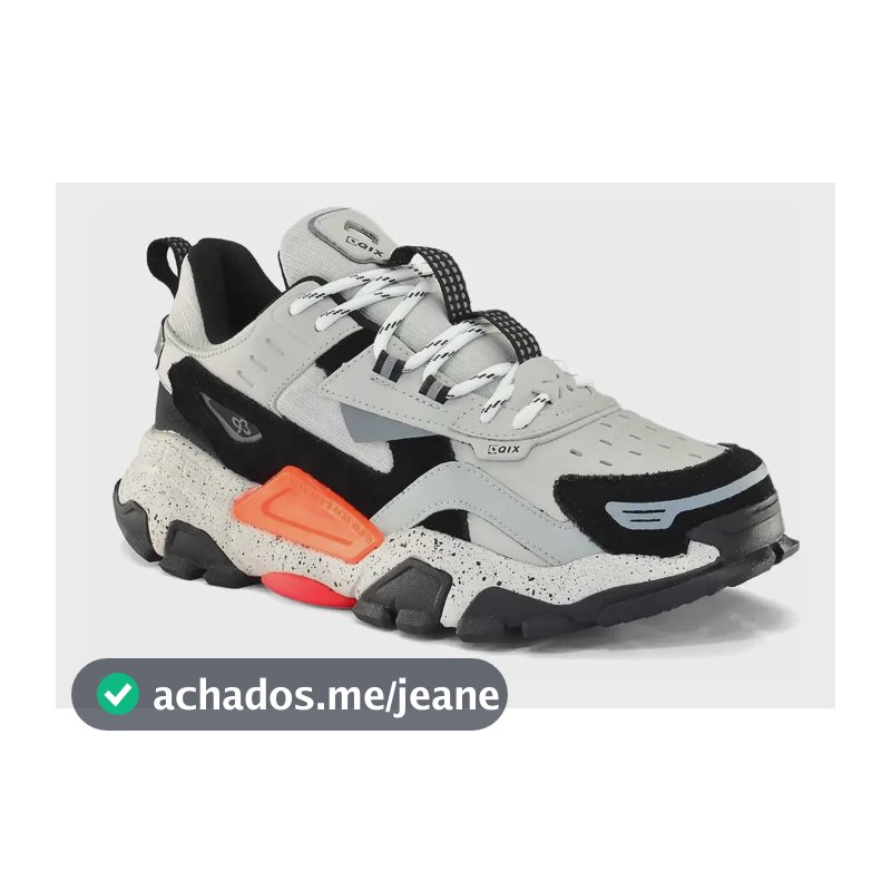 Tênis Skate Trek Out Door Od Refletivo Original Casual Qix Odbege/preto 37 Br