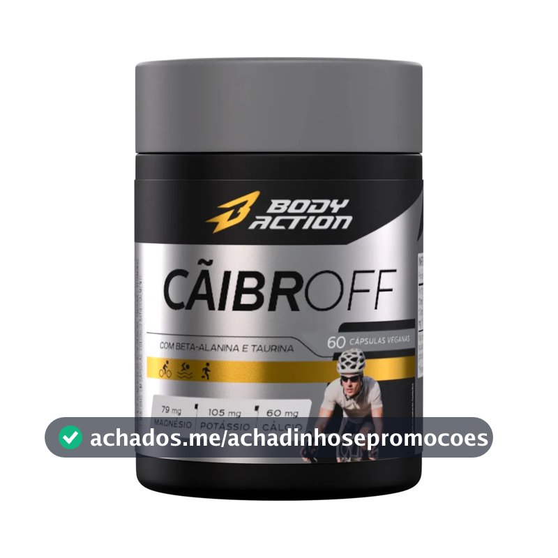 Cãibroff Anti Cãimbras 30 Dias Bodyaction Sabor Sem sabor