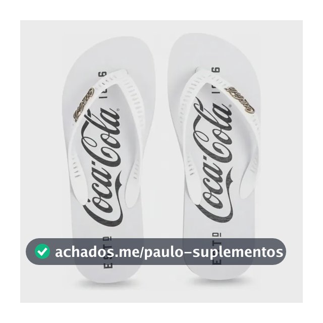 Chinelo Sandalia Coca Cola 1886 Masculino