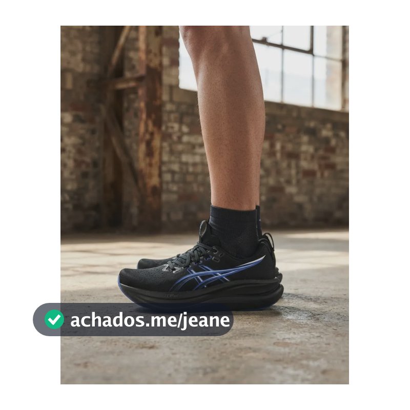Tênis Asics Gel Nimbus 28 Running Performance Amortecimento Preto 41 Br
