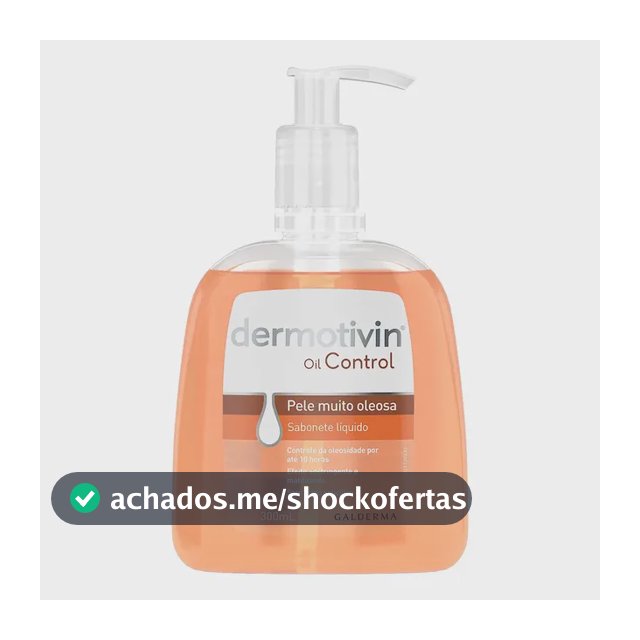 Sabonete Líquido Facial Pele Oleosa Dermotivin Oil Control 300mL
