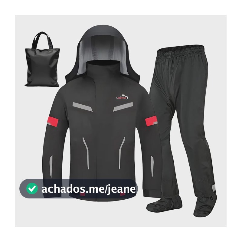 Capa De Chuva Para Motos - Impermeável E Antifrio Terracota M(48-60kg)