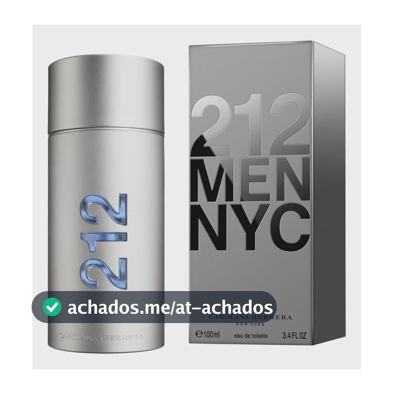 212 Men Carolina Herrera Edt Perfume Masculino 100ml