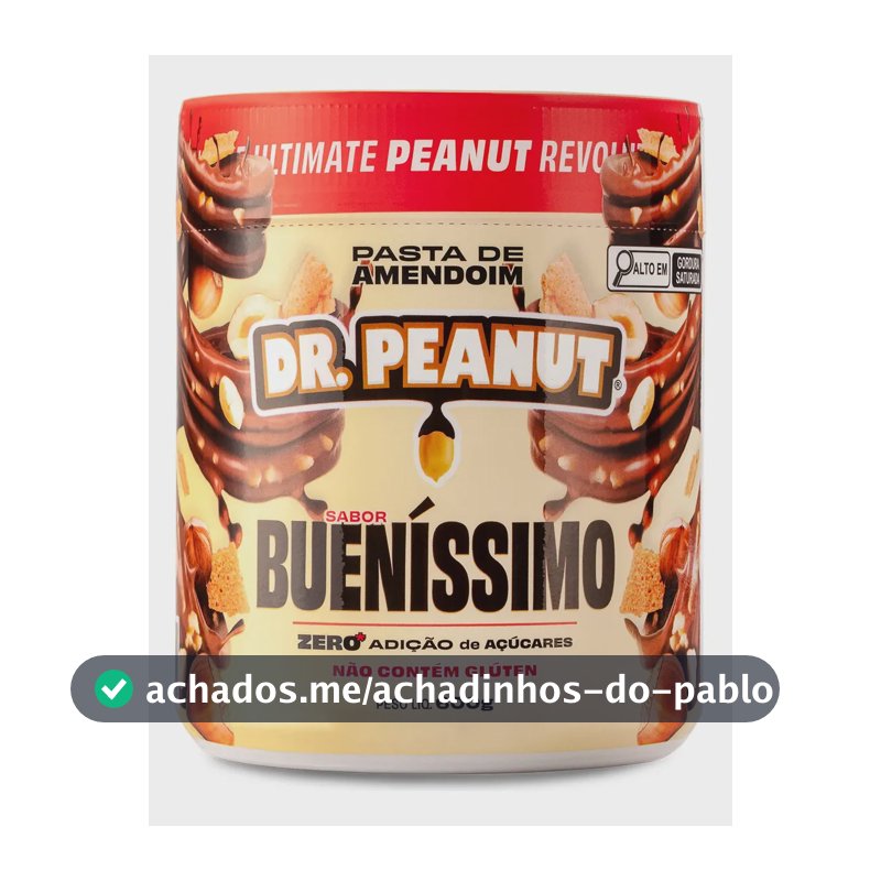 Pasta de amendoim Dr. Peanut Gourmet sabor Bueníssimo x 600g