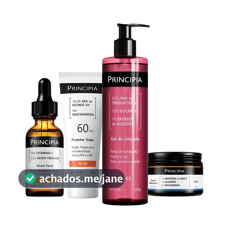 Principia Kit Essencial Gl-03 + Ch + Vc + Ps Sensível Dia/noite