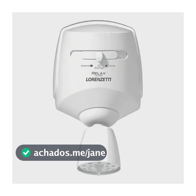 Chuveiro elétrico de parede Lorenzetti Relax Ultra branco 5500W