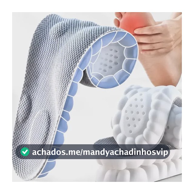 Palmilha De Altissimo Conforto 4d Tênis Sapatos Ortopédica