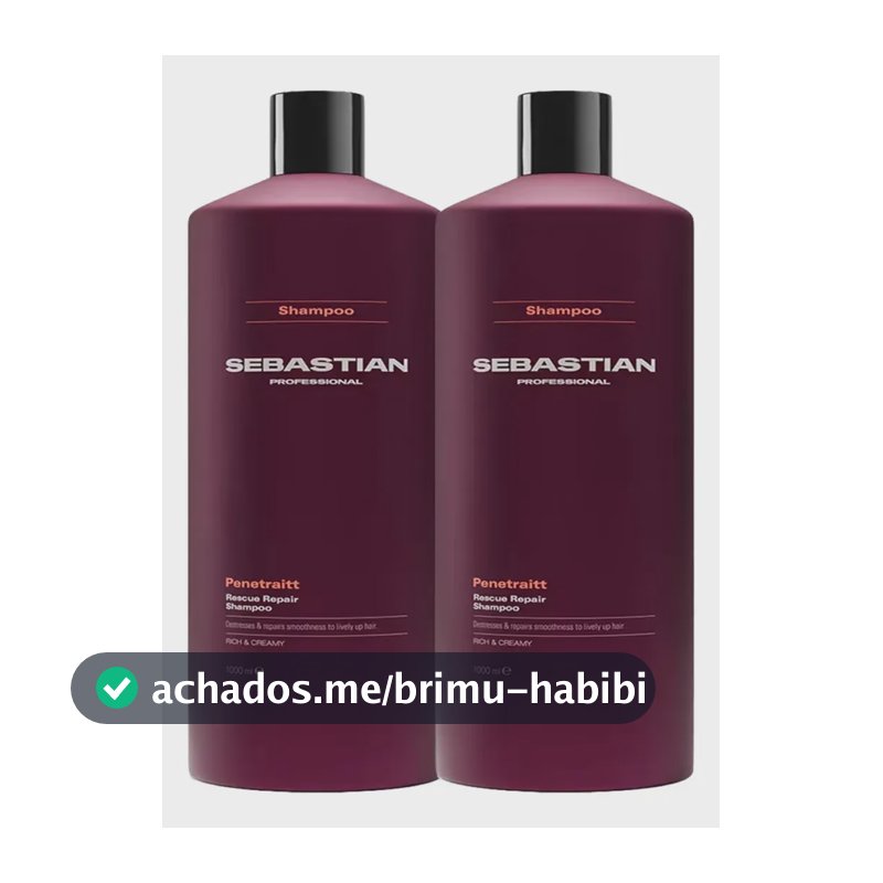 Kit Sebastian Penetraitt Shampoo 1lt + Condicionador 1lt
