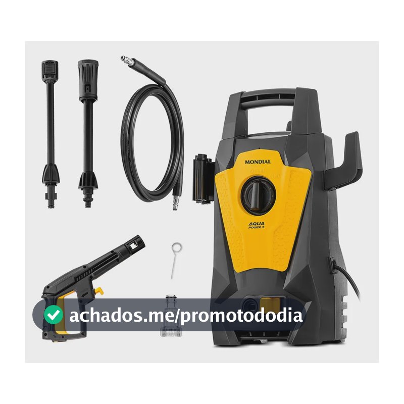 Lavadora de Alta Pressão Aqua Power I, Mondial 1400W - LAP-01-GY