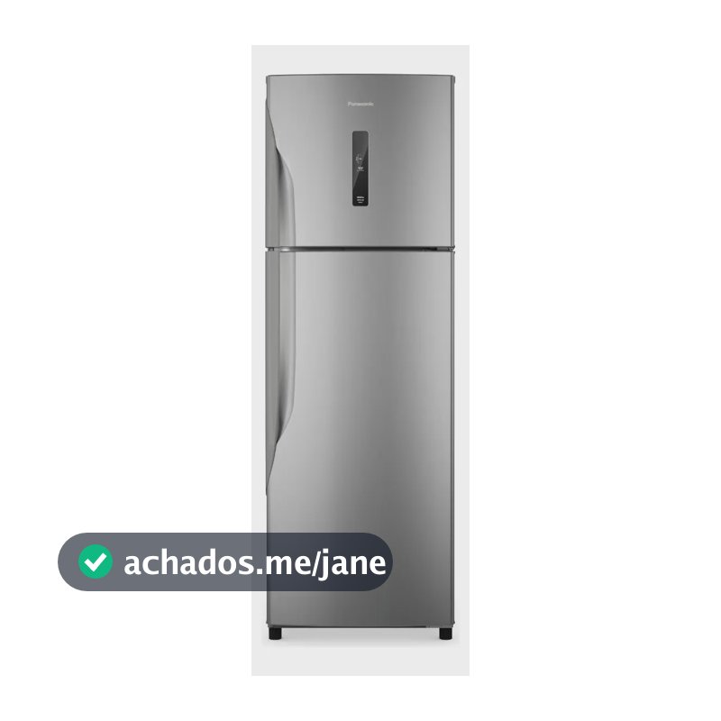 Refrigerador Panasonic 391l Aco Escovado Nr-bt44pv3x Aço Escovado