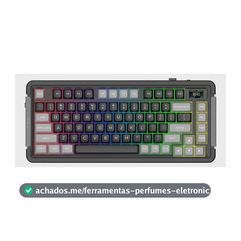 Teclado Mecânico Aplus Zion Lcd Bluetooth Switch Gateron