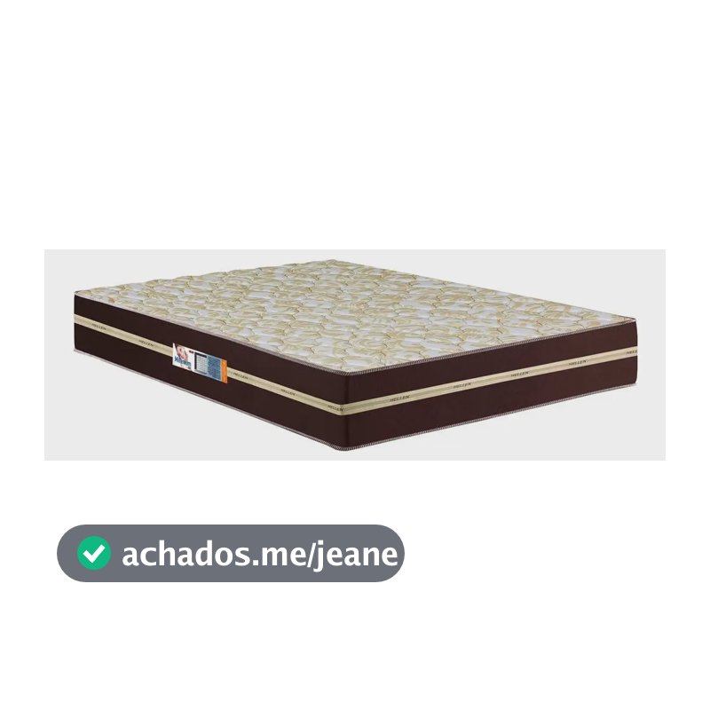 Colchão Casal Millenium Espuma D33 19x138x188 Cm Hellen