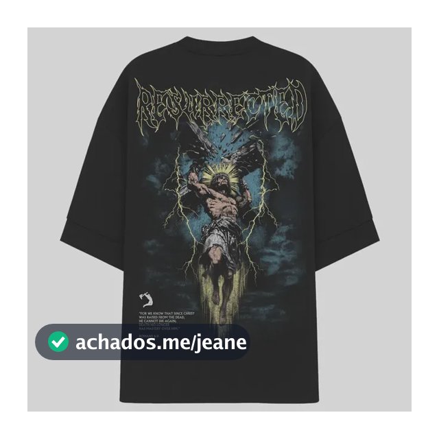 Camiseta Oversized  Berzerk - Resurrected