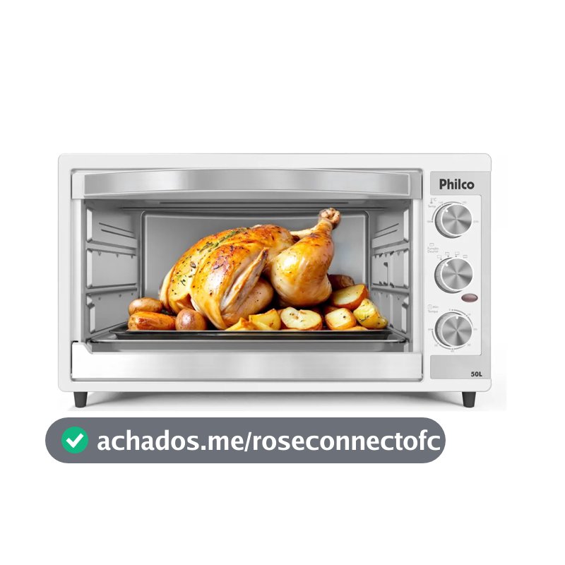 Forno Elétrico Philco 50L Branco Dupla Resistência PFE52B