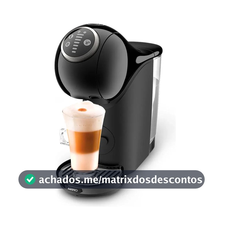 Cafeteira Nescafé Dolce Gusto Arno Genio S Plus Preta 110v