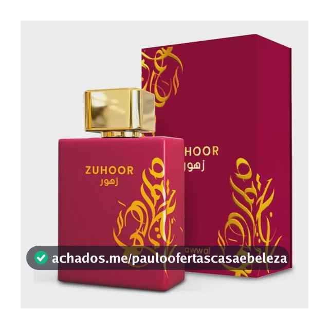 Perfume Mawwal Arabia Zuhoor 100ml Chipre Amadeirado