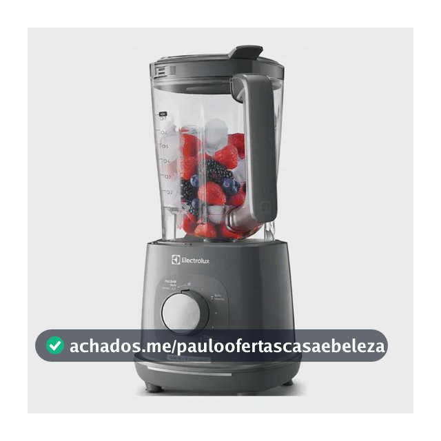 Liquidificador Electrolux Efficient Ebl1000 Triforce 2.7l 5 Velocidades Cinza