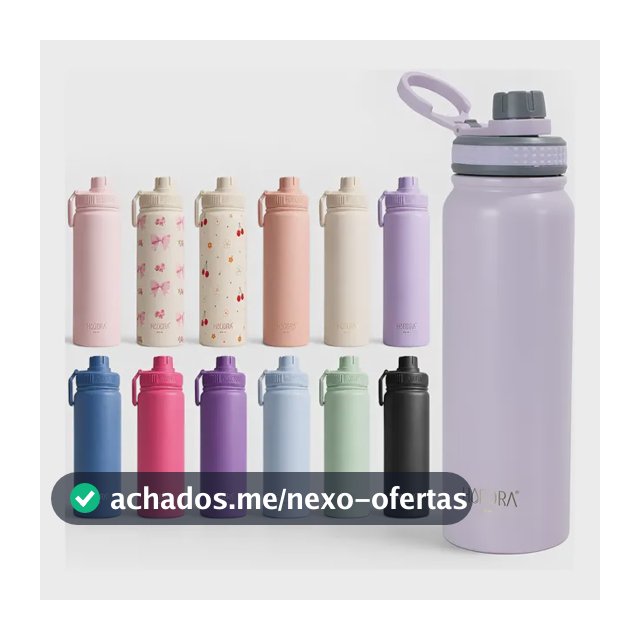 Garrafa Térmica 800ml Inox Fitness Academia Haddra