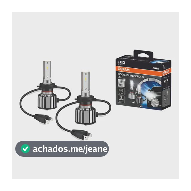 Par Lâmpada Osram Super Led Cool Blue Cross H7 23w 12v 6000k