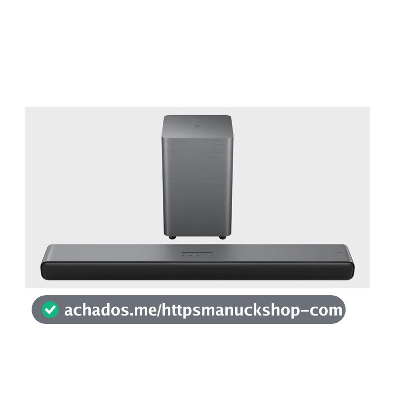 Soundbar Tcl S55h 2.1 Canais Bluetooth Subwoofer Sem Fio Preto Bivolt